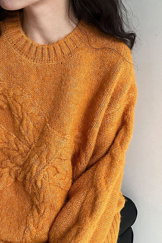 Cable-Knit Sweater