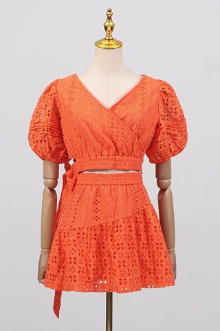 Cutout Casual Mini Dress