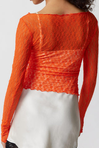 Long Sleeve Lace Top