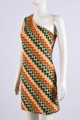 One-Shoulder Mini Casual Dress