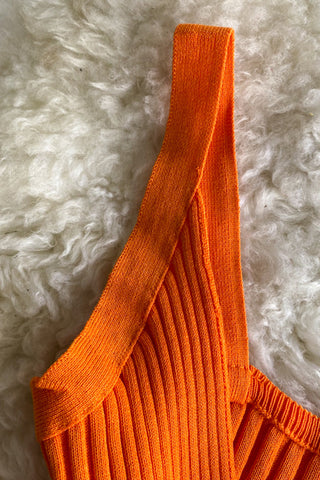 Ribbed V-Neck Tank Top