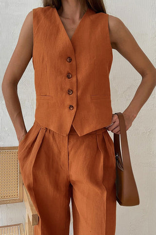 Tailored Vest and Pants Set