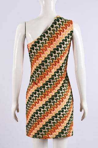 One-Shoulder Mini Casual Dress
