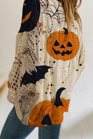 Halloween Themed Knit Blouse