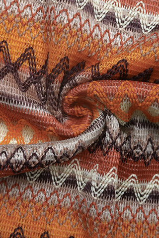 Geometric Print Vacation Dress