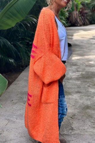 Love & Peace Graphic Cardigan