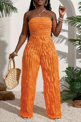 Strapless Layered Jumpsuit