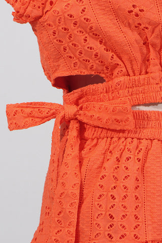 Cutout Casual Mini Dress