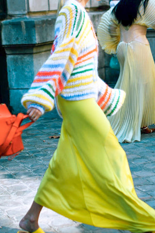 Striped Tie Pattern Sweater