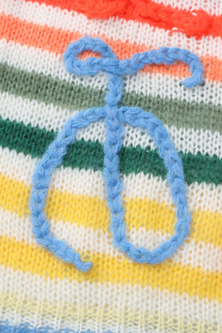 Striped Tie Pattern Sweater