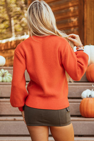 Halloween Pumpkin Graphic Sweatshirt