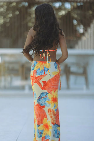 Floral Two-Piece Swimwear Set