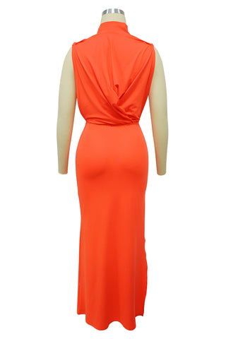 Twist Halter Maxi Dress