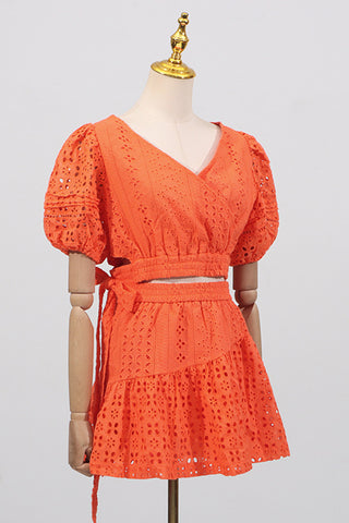 Cutout Casual Mini Dress