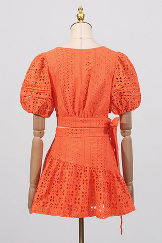 Cutout Casual Mini Dress