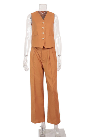 Tailored Vest and Pants Set