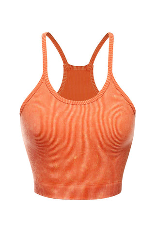 Racerback Ribbed Tank Top