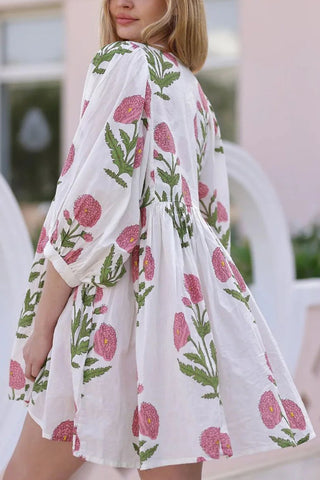 Floral Print Casual Dress