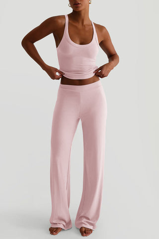 Ribbed Tank and Pants Set