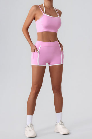 Strappy Cropped Tank Top