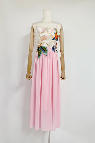 Floral Detail Midi Dress