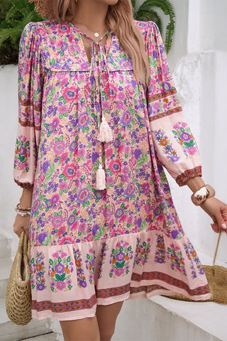 Floral Print Casual Bohemian Dress