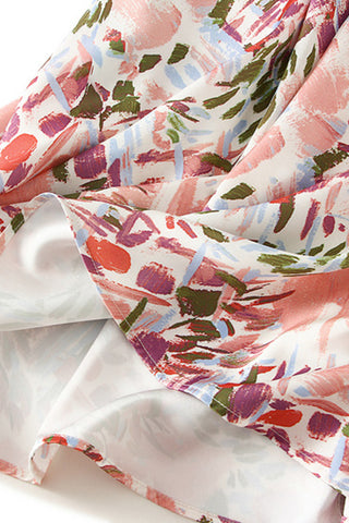 Floral A-Line Casual Skirt