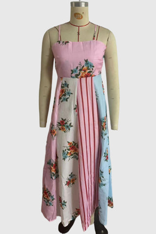 Floral Sleeveless Casual Dress