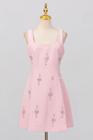 Embellished A-Line Evening Dress