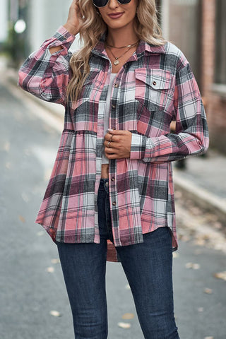 Casual Plaid Long Sleeve Shirt