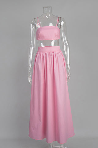 Elegant Two-Piece Skirt Set