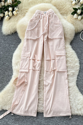 Utility Pocket Belted Pants