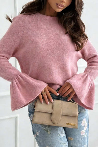 Flared Sleeve Sweater
