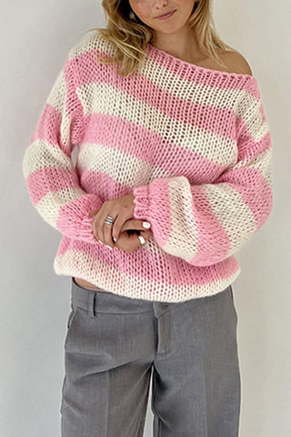 Striped Knit Sweater