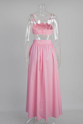 Elegant Two-Piece Skirt Set