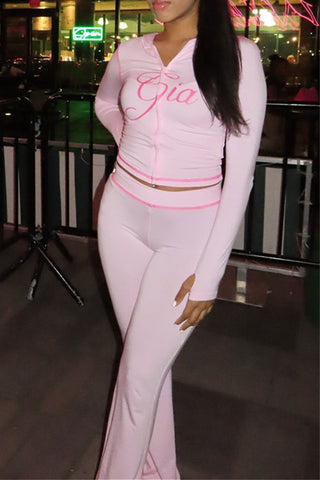 Stylish Long Sleeve Pants Set