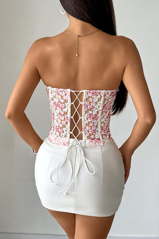 Floral Lace Corset Tank