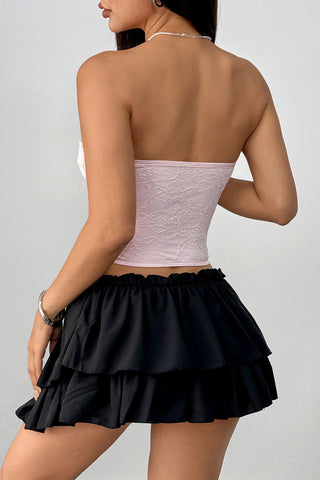 Lace Button-Front Camisole