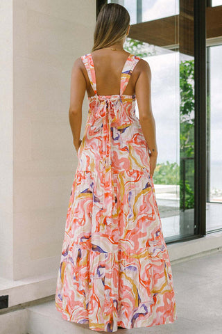 Floral Sleeveless Maxi Dress