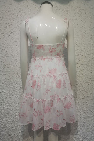 Strappy Floral Casual Dress