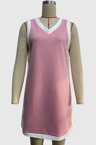 Sleeveless V-Neck Casual Dress