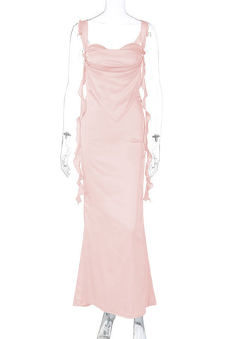 Draped Ruffle Sundress