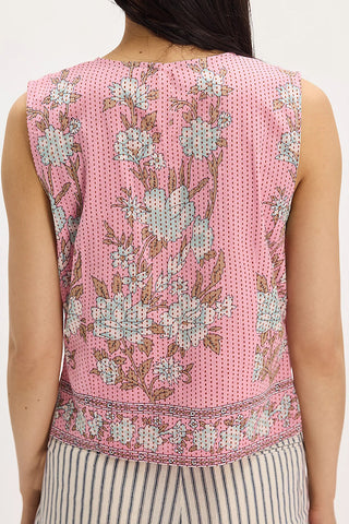 Floral Tie-Front Vest