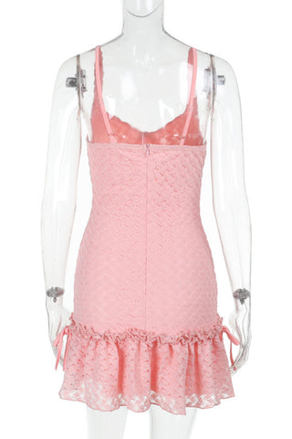 Tie-Front Lace Sundress