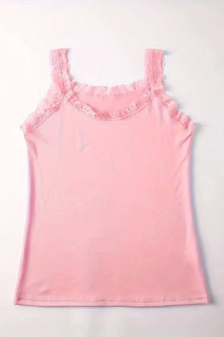Lace Trim Tank Top