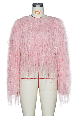 Fringe Detail Sweater