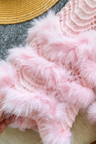 Chic Knit Sweater with Flair