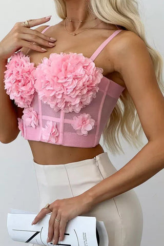 Floral Embellished Camisole Top