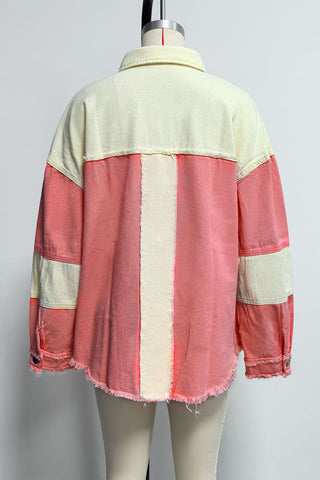 Oversized Button-Front Jacket