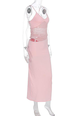 Sleek Cutout Evening Dress